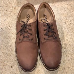 Abeo Bio System Mens Brown Lace up Oxfords 9 New